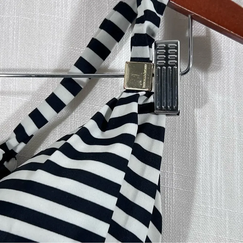 Victoria’s Secret Black & White Striped The Forever One Piece Swimsuit Size M - Picture 6 of 13